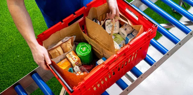 E-commerce | Grocery - paper bag in box | Niverplast
